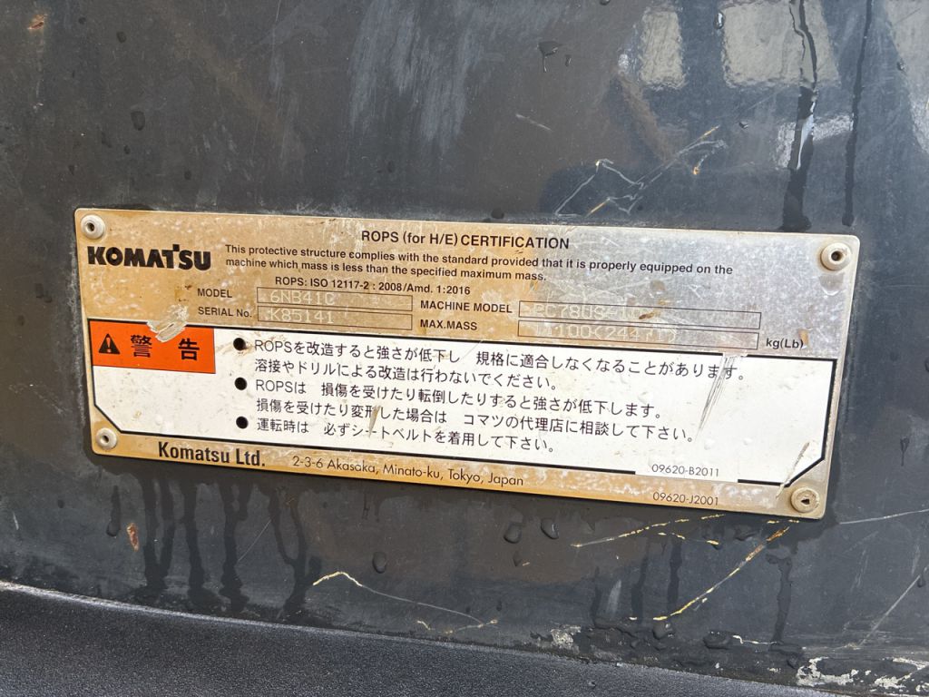 PC78US-10-34508